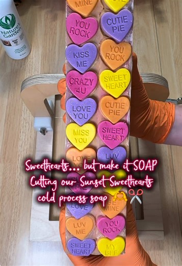 Sunset Sweethearts: Crafting Candy-Inspired Soap