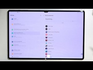 How to perform a Virus Scan on SAMSUNG Galaxy Tab S8 Ultra?
