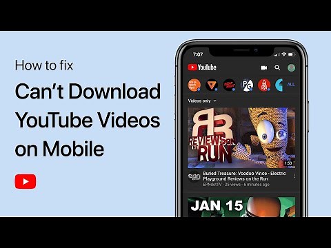 How To Fix Unable To Download YouTube Videos on Mobile App