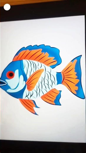 How I Drew This Colorful Fish in Procreate | Digital Drawing