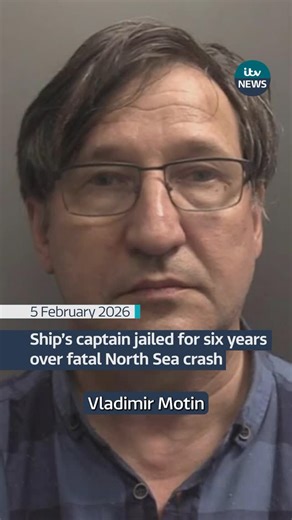 ITV Calendar on Instagram: "A ship’s captain has been jailed for six years following the death of a crewman in a crash with an oil tanker in the North Sea. Russian Vladimir Motin had been on sole watch duty when container ship the Solong collided with the Stena Immaculate anchored near the Humber Estuary at 9.47am last on 10 March 2025. Mark Angelo Pernia, who was working on the Solong’s bow, died instantly in the fire, although his body was never recovered. On Thursday 5 February, Mr Justice An