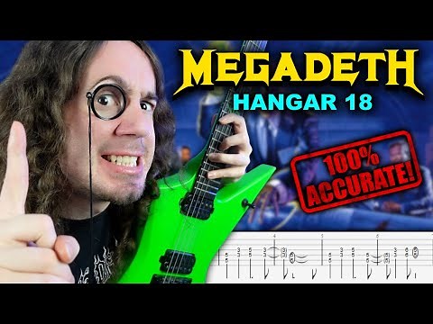 How To REALLY Play The HANGAR 18 Solos (w/ Tabs!)