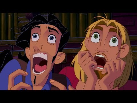 Road To El Dorado movie(2000), Miguel and Tulio Find the City Of Gold, El Dorado Scene