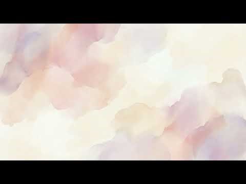 Soft Pastel Watercolor Background | Aesthetic Idle TV Ambience | Calm & Minimal Visuals
