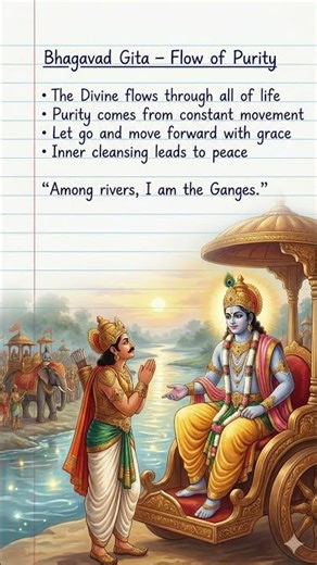 Flow of Purity | Bhagavad Gita Wisdom on Letting Go and Inner Cleansing