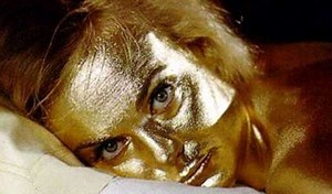 Shirley Eaton - the golden Bond girl! - Nick Paints, Surrey based artistNick Paints, Surrey based artist