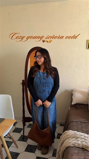 4.5K views · 104 reactions | 癩#ootd #fallootd #señoralife #fallinspo Shoes @walmart Purse @marshalls Overalls @tjmaxx | Angela | Facebook