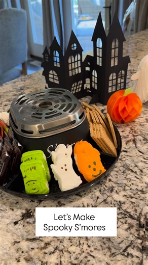 Let’s make S’mores and make them Spooky! 👻I love this indoor s’mores maker kit! So fun! 🎃Comment ‘Smores’ for the link 🎃Like this Post if you want more fun ideas like this 🎃Send this video to a friend who would appreciate it Your engagement on my videos helps them get seen! Thank you for your support! 😘 #halloweentreat #halloweentreats #smoresbar #fallactivity #craftymamas #amazonlover #sahmlifestyle #amazonhomefinds #makingmemoriesathome | The Sister Styled Life