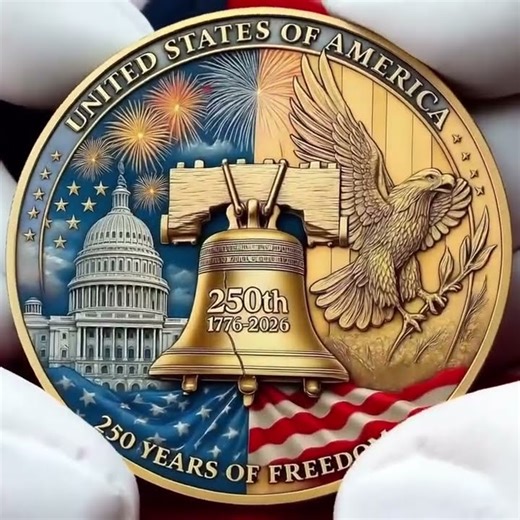 Eagle & Liberty – United States 250th Anniversary Commemorative Coin