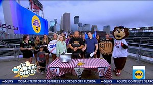 Wednesday morning 5 EYEWITNESS NEWS Reporter Kelsey Christensen joined ABC News's Gio Benitez on Good Morning America at Target Field to showcase some of the ballpark food for GMA's "7th Inning Snacks" series. What are your favorite foods to get at Target Field? | KSTP-TV