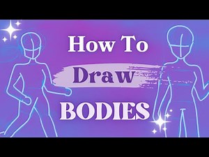How To Draw Bodies for Beginners: Step-by-Step Tutorial ✨ Male and Female Poses #tutorial #drawing