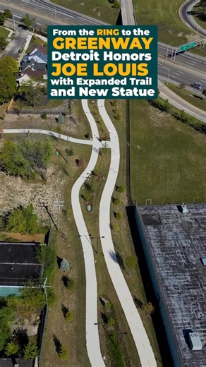 Progress you can walk, bike, or skate on! Another 2.3 miles of the Joe Louis Greenway are now open. This project will eventually connect 23 Detroit neighborhoods and neighboring communities with a beautiful 29-mile path for recreation and mobility. #JoeLouisGreenway #DetroitParks #DetroitStrong | City of Detroit Government