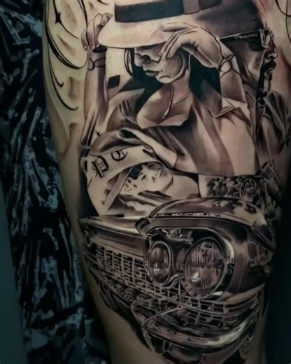 Chicano Culture Tattoo: Cholo Rey de las Bornas