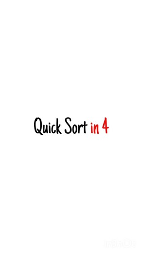 NexTech12 on Instagram: "Quick Sort Explained in Simple Words | Fastest Sorting Algorithm 🔥 Struggling to understand Quick Sort? 🤔 In this video, I explain the Quick Sort algorithm in simple and clear steps, making it easy for DSA beginners, students, and interview preparation. ✅ How Quick Sort works ✅ Partition logic explained ✅ Time & space complexity ✅ Why Quick Sort is so fast Perfect for coding interviews, placements, and competitive programming. 📌 Save & share with friends preparing for