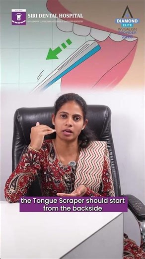 Brushing alone is not enough for complete oral hygiene 🪥Skipping tongue scraping allows bacteria