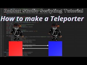 How to make teleporters in roblox! (Roblox Studio Scripting Tutorial 2022)
