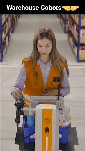 Cobots make work easy in the #warehouse. See #WarehouseAutomation in action