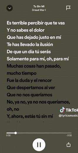 Tu sin mi - Dread Mar I #tusinmi #dreadmari #chile #reggae #musica #letras #lyrics #lyriks #music #rasta #relax #parati #foryou #fy #fyp› #songsongcouple