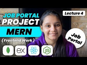 Build a { Job Portal Website 🚀} Using MERN Stack | Front-end Work | Lecture 4