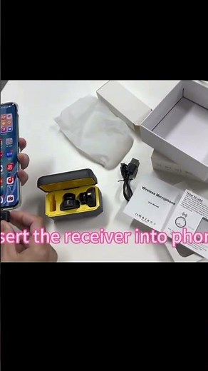 Xiaomi Wireless Lavalier Mic – Perfect for iPhone & Android Live Recording! 🎤📱