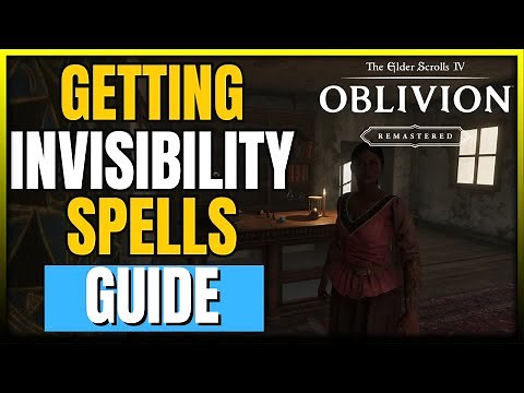 Oblivion Remastered - How To Get Invisibility Spells | Illusion Magic Guide