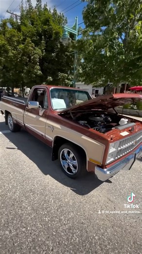 Tricked out c10 from the sicamou show 2025 #c10 #squarebody #customtruck #hotrod #chromedout #summer