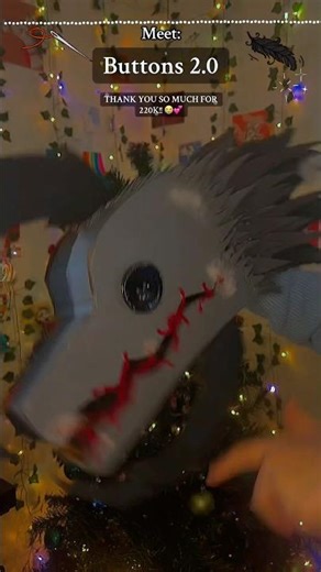 TYSM FOR 220K 🙀💕 #dragon #puppet #dragonpuppet #paperdragon #newdragon #horror #art #artist #220K