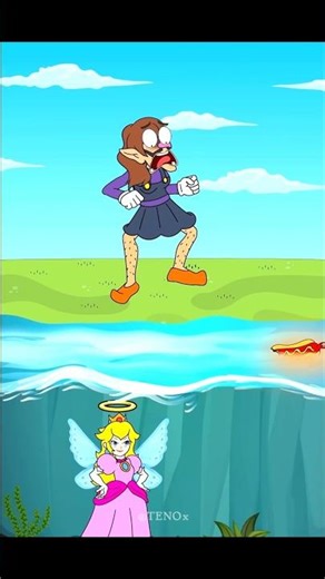 The princess are dancing in the castle #supermario #animation #short