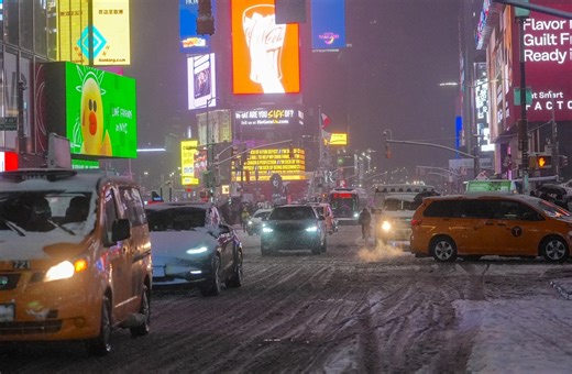 Travel ban issued in NYC ahead of snowstorm