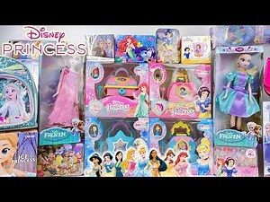 15 minutes Disney Princess Toy Collection Unboxing | Little Mermaid ELSA TOYS ASMR Unboxing