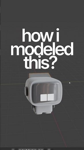 Let’s create this character 🤖 in blender…..check the full version on YouTube #blendercharacter