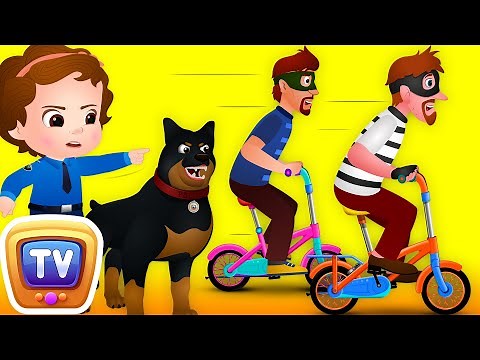 ChuChu TV Police Save The Bicycles - Narrative Story - ChuChu TV Police Fun Cartoons for Kids