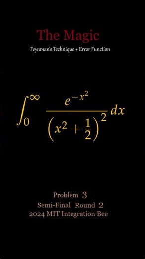 A Brutal MIT Integral with a Clean Ending: Feynman’s Technique Meets the Error Function