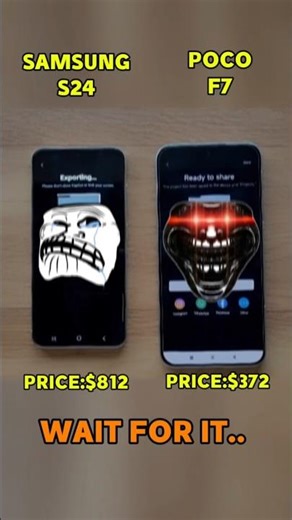 Samsung S24 vs POCO F7 CapCut Speed Test ⚡ | Who’s the Real Editing King? 👑