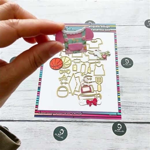 NEW RELEASE Cloth for dress up metal die cut - #Alinacutle #AlinaCraft #papercraft #amazon #temu