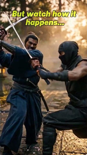 ⚔️ Samurai vs Ninja – Epic 8s Battle! 🔥