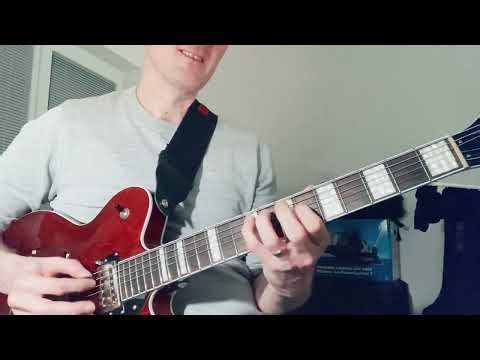 Cherokee jazz guitar improvisation