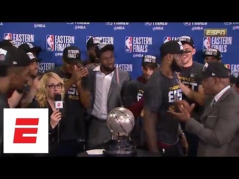 [FULL] Cleveland Cavaliers win 2018 Eastern Conference finals: Watch the trophy presentation | ESPN