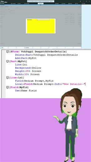 Tally Prime में Dispatch Form Change | TDL से New Form Create 😎