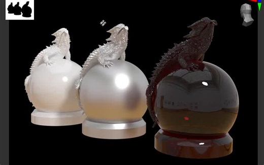 Udemy - Demystifying ZBrush Materials材质教程【Zbrush】