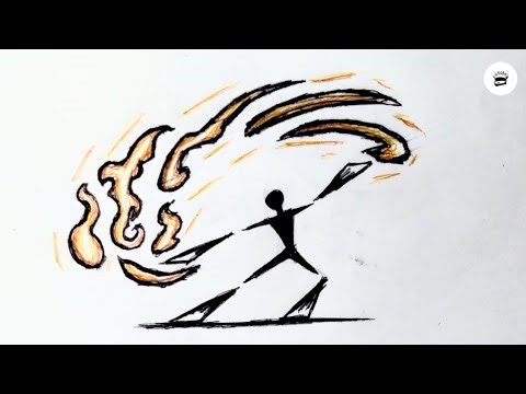 Easy Stickman Drawing | Step By Step | Tutorial |