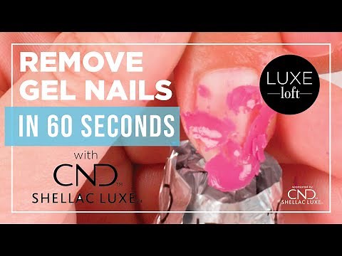 Soaked In 60 Seconds: How to Remove CND Shellac Luxe Gel Nails