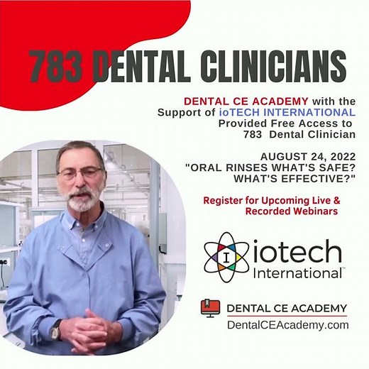 Dental CE Academy. #1 Trusted Resource founded for free live and on demand continuing education