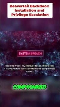 Beavertail Backdoor: Installation and Privilege Escalation #shorts