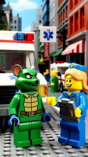 Lego Master Splinter is working as a Paramedic