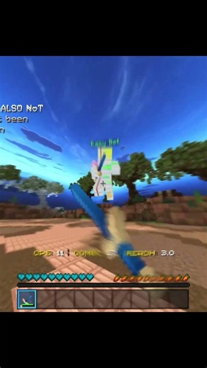Bedrock Combo?? #minecraft #pvp #w-tab #combo
