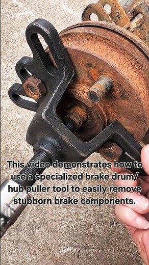The Easiest Way to Remove Rusted Brake Drums! 🛠️