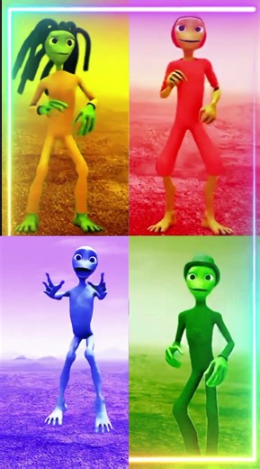 Alien dance vs Funny alien vs Dame tu cosita vs Funny alien dance song.