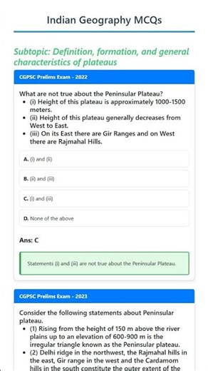 Definition, formation, and general characteristics of plateaus