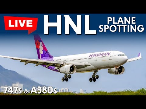 Arrivals and Departures at HNL/PHNL Honolulu Hawaii - Live Planespotting 12-20-2025